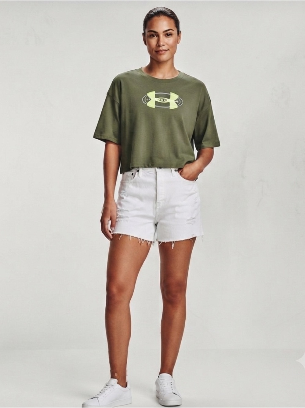 Under Armour Boxy Crop Short Sleeve T-Shirt